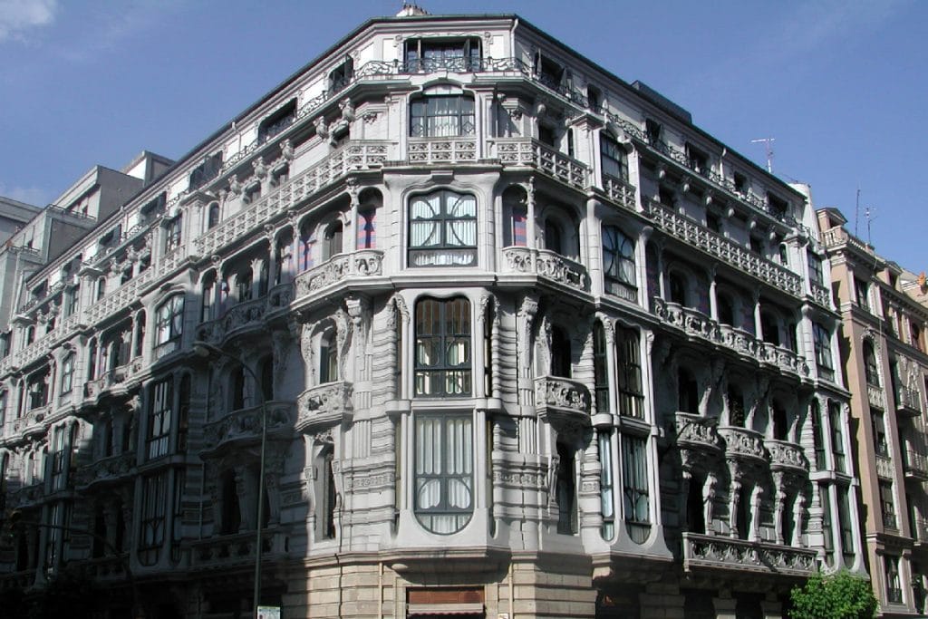 Exterior de la Casa Montero de Bilbao.