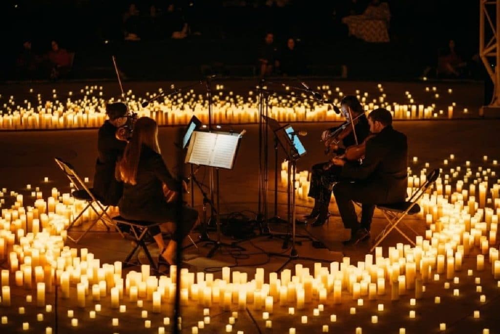 Concierto de Candlelight con cuarteto de cuerda.