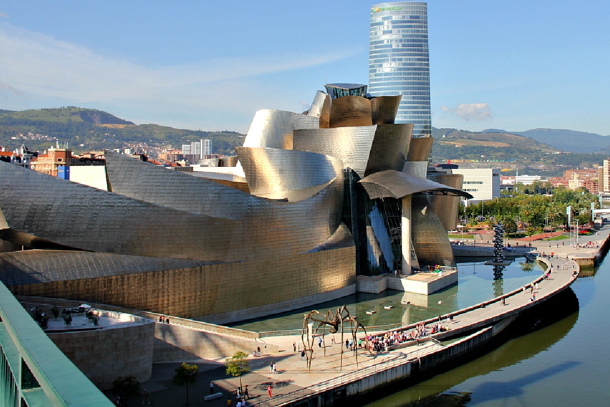 Imagen externa del Guggenheim.