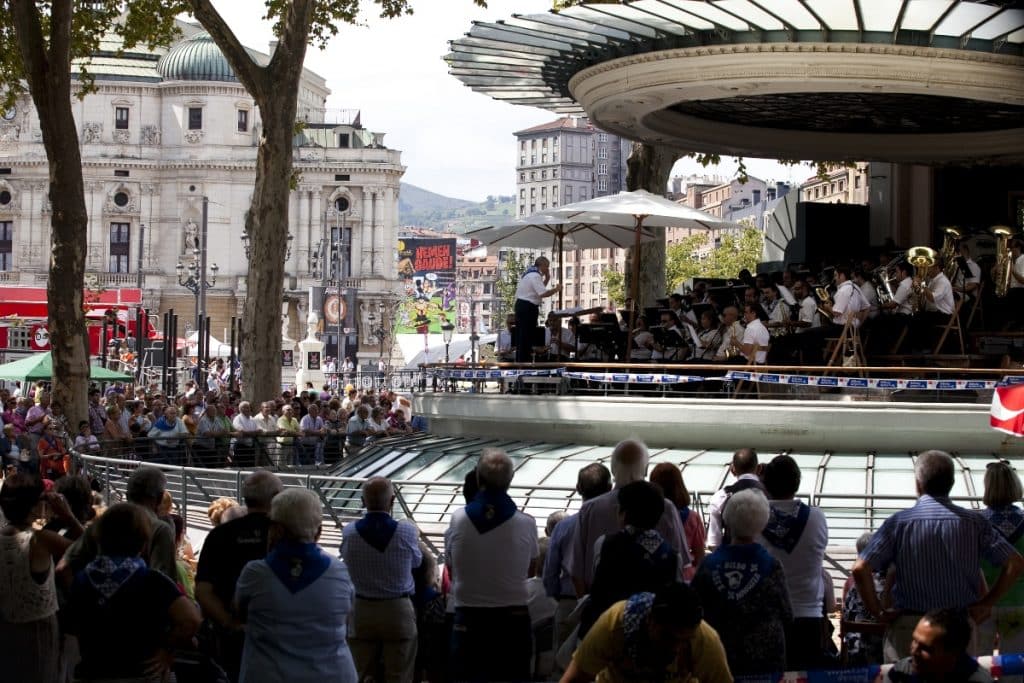 La Banda Municipal de Música de Bilbao regresa al Kiosko por Aste Nagusia