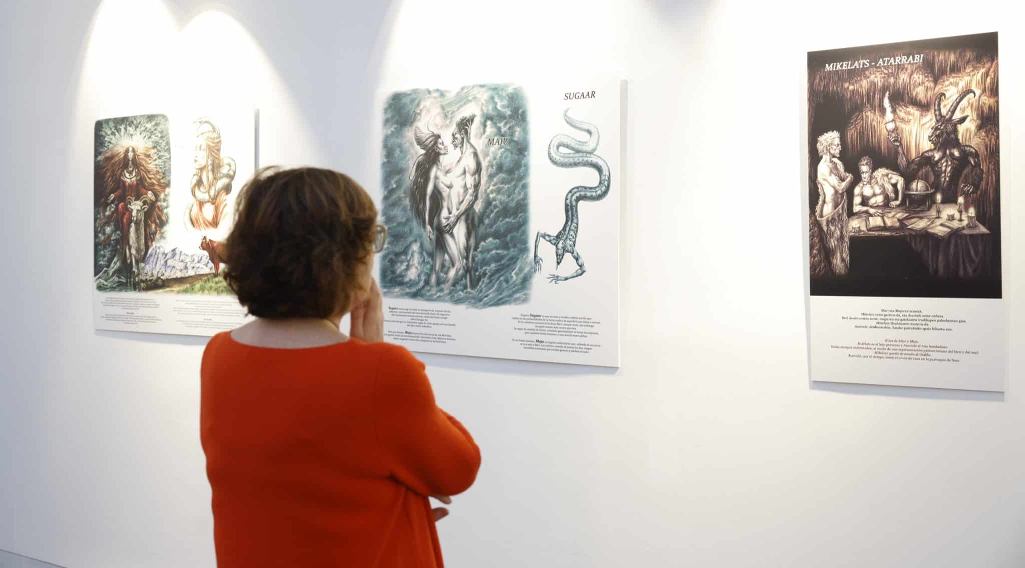 Exposición sobre mitología vasca en Bilbao